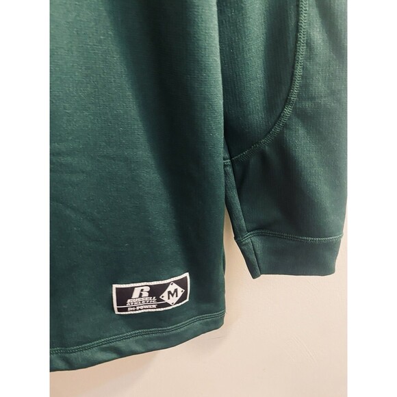 Russell Athletics Pullover Mens Sz M Green Dri Power Stretch Long Sleeve Shirt - Picture 8 of 16